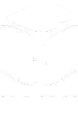 A white logo for the brand BLEB